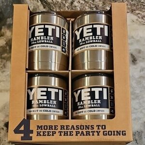 YETI Rambler 10 oz Lowball Stainless Steel Party Cup - Stainless